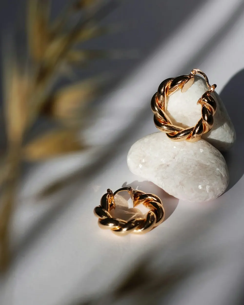 Chunky Twisted Hoops