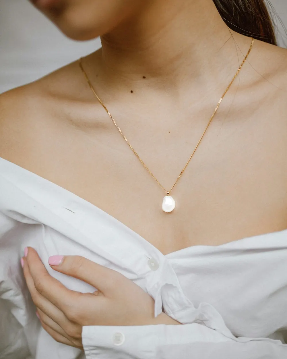 Pearl Drop Necklace