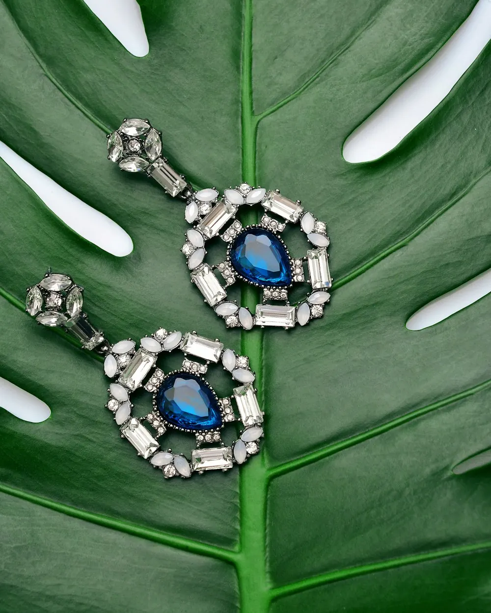 Sapphire Blue Drop Earrings