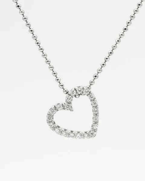 Heart Zircon Necklace